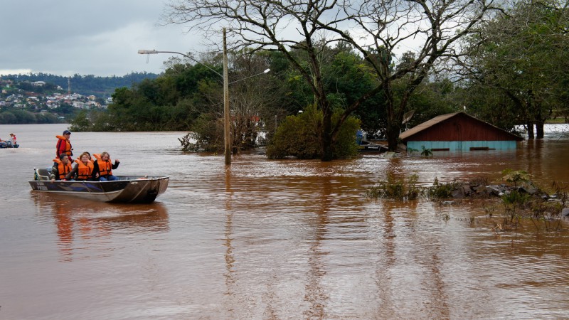 BARRA DO GUARITA, RS, BRASIL, 30.06.14: Trabalho da Defesa Civil no município de Barra do Guarita. Foto: Divulgação/Defesa Civil