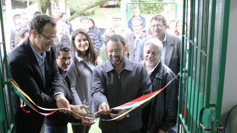 Secretário Claudio Fioreze também reinaugurou a Inspetoria de Defesa Agropecuária do município de Jari