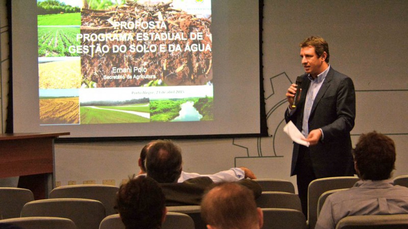Secretário Ernani Polo apresentou projeto aos secretários de agricultura do Paraná e Santa Catarina
