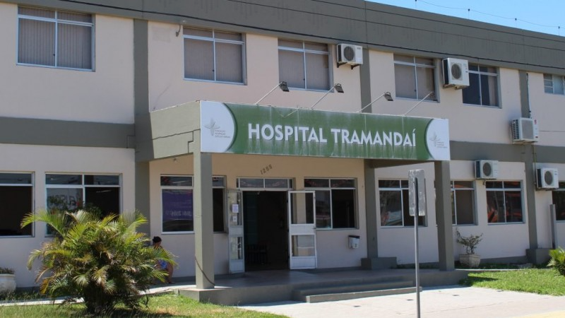 Imagem da fachada do Hospital Tramandaí