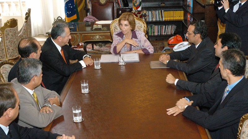 A governadora do Rio Grande do Sul, Yeda Crusius em audiência com diretoria regional do Bradesco no Rio Grande do Sul.