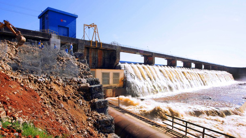 Barragem Ernestina em Tio Hugo.