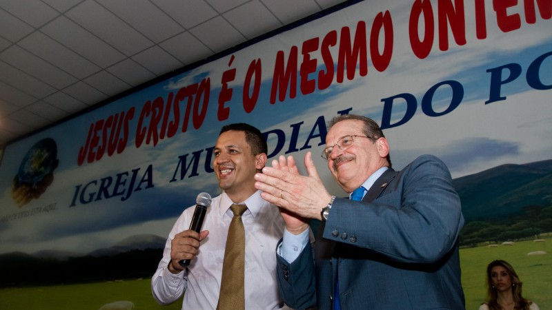 Governador Tarso Genro participa da Inauguração da Nova Sede da Igreja Mundial do Poder de Deus