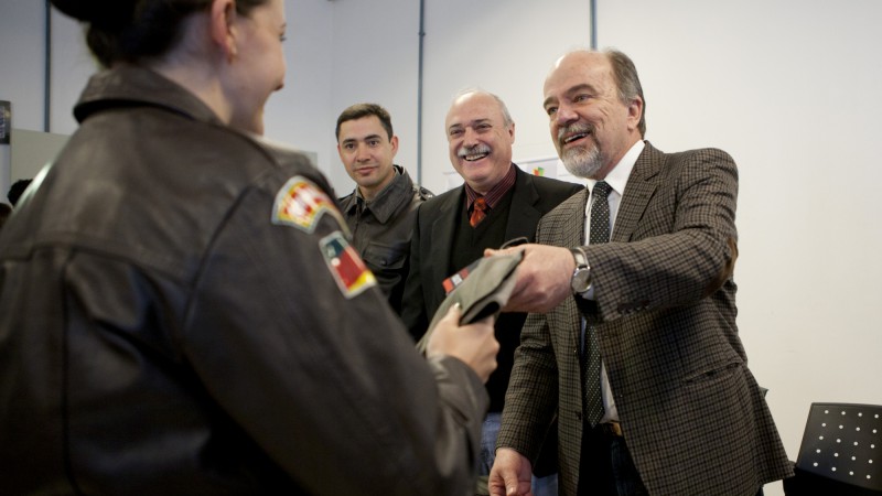 01.08.12: Secretario de Seguranca Publica, Airton Michels, participa do Seminário de Avaliação do Policiamento Comunitário em Caxias do Sul.