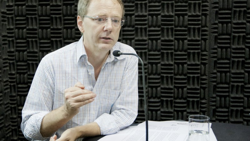 02.04.13: RS Sem Fronteiras recebe o presidente da Funda&ccedil;&atilde;o de Economia e Estat&iacute;stica (FEE), Adalmir Antonio Marquetti.