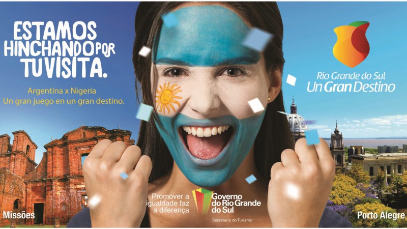 Ser&atilde;o instalados 53 outdoors nas cidades de Buenos Aires, C&oacute;rdoba e Ros&aacute;rio