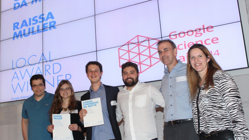 Estudantes ga&uacute;chos receberam pr&ecirc;mio na sede do Google, na capital paulista