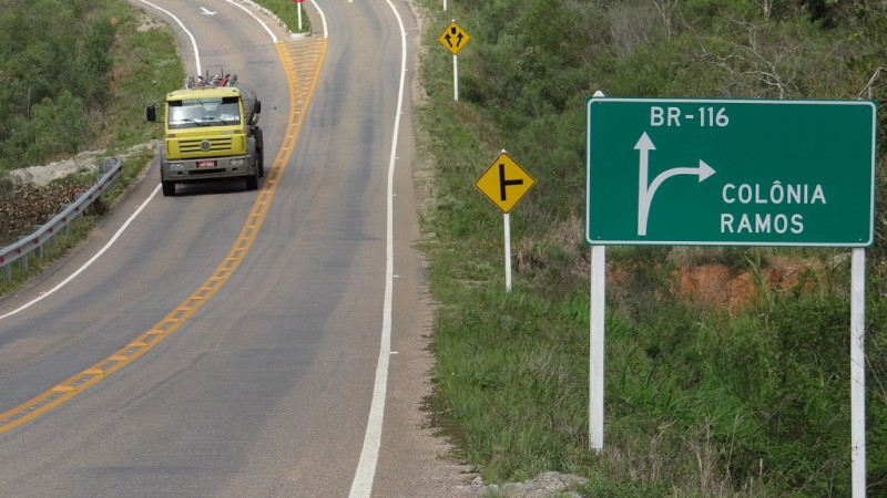 Placas indicativas foram instaladas em 23 quilômetros de rodovia