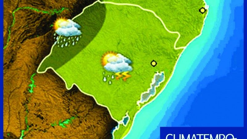 Clima nas regiões onde se planta arroz no RS