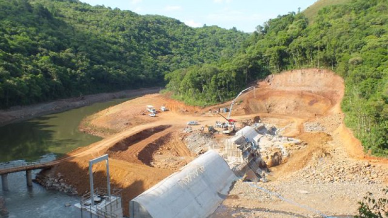 A PCH Santa Carolina, na Região dos Campos de Cima da Serra, terá capacidade para abastecer uma população de 35 mil habitantes