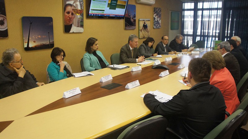 Dirigentes da Cotrifred apresentaram o empreendimento na Sala do Investidor