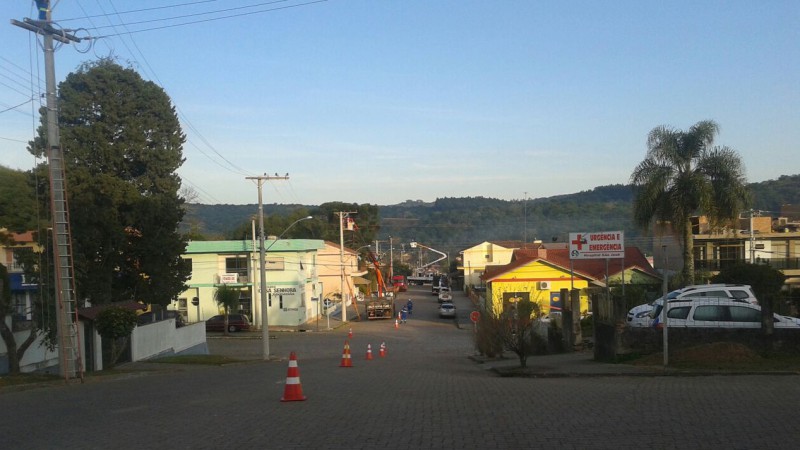 Rede de distribuição de energia em Dom Feliciano
