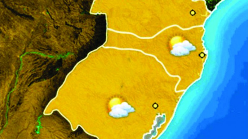 Previsão do tempo 10 a 21 de julho