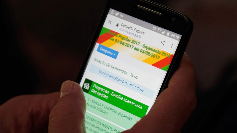 Apuração parcial registra maior votação digital da Consulta Popular