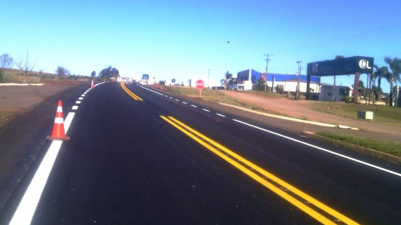 A recupera&ccedil;&atilde;o do pavimento no trecho de 9,25 quil&ocirc;metros integra o Crema de Passo Fundo-Palmeira das Miss&otilde;es