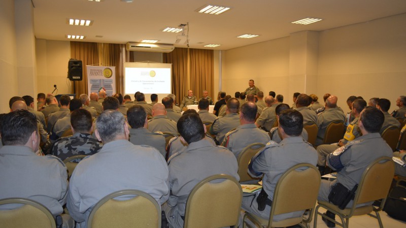 O encontro de avaliação reuniu 65 oficiais comandantes de unidades da BM