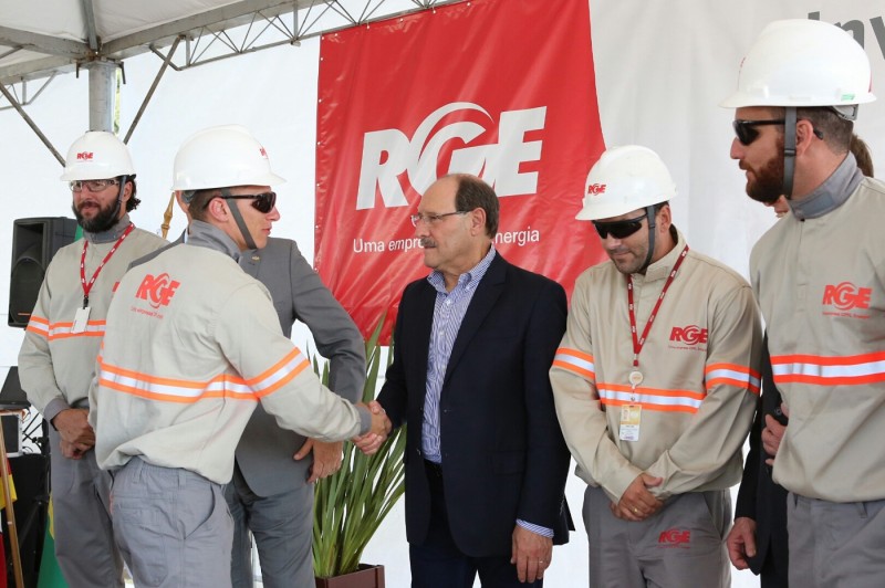 Sartori agradeceu a funcionários e dirigentes da RGE pela dedicação e parceria