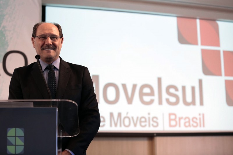 BENTO GONÇALVES, RS, BRASIL 12.03.2018: O governador José Ivo Sartori participou, nesta segunda-feira (12), da cerimônia oficial de abertura da Movelsul Brasil 2018, no Parque de Eventos, em Bento Gonçalves. Foto: Dani Barcellos/Palácio Piratini