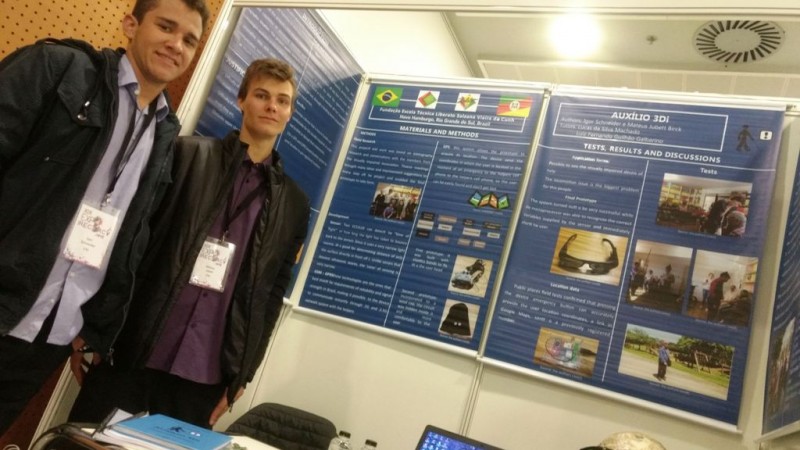 Mateus Jubett Birck e Igor Schneider participam da 'Exporecerca Jove', em Barcelona