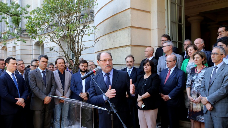 Sartori anunciou novos nomes em substituição aos que se desvincularam para concorrer a cargos eletivos nas eleições