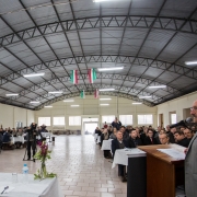SILVEIRA MARTINS, RS, BRASIL 18.05.2018: O governador José Ivo Sartori, acompanhado do secretário extraordinário de assessoramento superior do Gabinete do Governador, Idenir Cecchim participou da inauguração das obras de recuperação de asfalto da VRS-804,