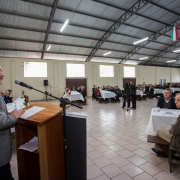 SILVEIRA MARTINS, RS, BRASIL 18.05.2018: O governador José Ivo Sartori, acompanhado do secretário extraordinário de assessoramento superior do Gabinete do Governador, Idenir Cecchim participou da inauguração das obras de recuperação de asfalto da VRS-804,