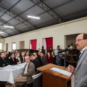 SILVEIRA MARTINS, RS, BRASIL 18.05.2018: O governador José Ivo Sartori, acompanhado do secretário extraordinário de assessoramento superior do Gabinete do Governador, Idenir Cecchim participou da inauguração das obras de recuperação de asfalto da VRS-804,