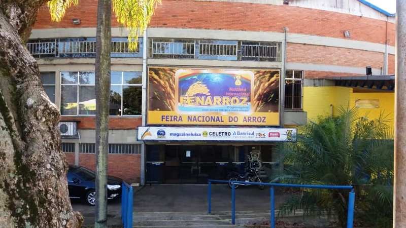 Parque da feira em Cachoeira do Sul   Foto DivulgaÃ§Ã£o  Fenarroz