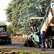 IJUÍ, RS, BRASIL 22.06.2018: O governador José Ivo Sartori vistoriou as obras de restauração da ERS-155, em Ijuí, nesta sexta-feira (22). A estrada é um dos principais corredores rodoviários da Região Noroeste do Rio Grande do Sul. Ao todo, o governo gaúc