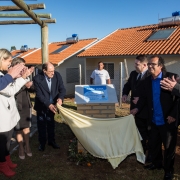 ARROIO DOS RATOS, RS, BRASIL 26.06.2018: O governador José Ivo Sartori participou na tarde desta terça-feira (26), da inauguração do Loteamento Água Azul. Foram entregues 238 moradias populares construídas pelo Programa Minha Casa Minha Vida. Foto: Karine