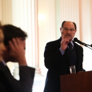 PORTO ALEGRE, RS, BRASIL 03.07.2018: Na presença do governador José Ivo Sartori, do secretário de Estado da Fazenda, Luiz Antônio Bins, e do presidente do Conselho Superior da CAGE, Álvaro Fakredin, foram empossados na tarde desta terça-feira (03), durant