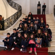 Turma do terceiro ano do Colégio Marista Champagnat aproveita passeio