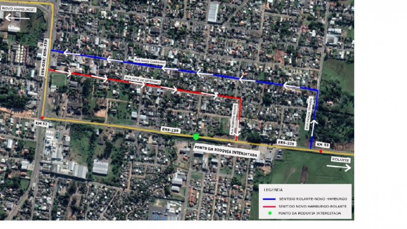 Desvios ocorrem em função das obras de duplicação para ampliar segurança da rodovia