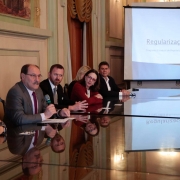 PORTO ALEGRE, RS,BRASIL, 20.11.2018 : O governo do Estado lançou, nesta terça-feira (20), um novo programa para regularizar a captação de águas subterrâneas no Rio Grande do Sul, no Palácio Piratini. A iniciativa da Secretaria do Ambiente e Desenvolviment