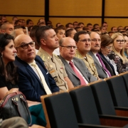 PORTO ALEGRE, RS, BRASIL 21.11.2018: O Concerto da Banda da Brigada Militar celebrou, na noite de terça-feira, 20, na Casa da Música da Ospa, em Porto Alegre, os 181 anos da Brigada Militar (BM). O evento faz parte da programação oficial que marca o anive