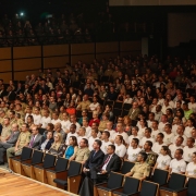 PORTO ALEGRE, RS, BRASIL 21.11.2018: O Concerto da Banda da Brigada Militar celebrou, na noite de terça-feira, 20, na Casa da Música da Ospa, em Porto Alegre, os 181 anos da Brigada Militar (BM). O evento faz parte da programação oficial que marca o anive