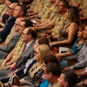PORTO ALEGRE, RS, BRASIL 21.11.2018: O Concerto da Banda da Brigada Militar celebrou, na noite de terça-feira, 20, na Casa da Música da Ospa, em Porto Alegre, os 181 anos da Brigada Militar (BM). O evento faz parte da programação oficial que marca o anive