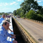 PORTO ALEGRE, RS, BRASIL 23.11.2018:  O governador José Ivo Sartori e o secretário dos Transportes, Humberto Canuso, inauguraram, nesta sexta-feira, 23, o viaduto sobre a Avenida Itacolomi, no km 18 da ERS-118, em Gravataí. O ato aconteceu durante vistori