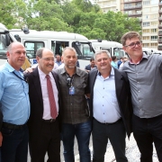 PORTO ALEGRE, RS,BRASIL 14.12.2018: O governador José Ivo Sartori e o ministro do Desenvolvimento Social, Alberto Beltrame, entregaram, nesta sexta-feira (14), 37 carros e 45 micro-ônibus para a Rede de Proteção Social Básica e Especial do Sistema Único d