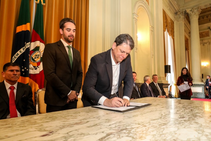 Tarcísio Gomes de Freitas disse que o RIS representa investimento, redução de custo logístico e incremento do PIB