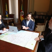 Reunião com o deputado estadual Carlos Búrigo