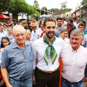 LAGOA VERMELHA, RS, BRASIL, 01/02/2019 - Governador Eduardo Leite participou da abertura do 5º Rodeio Internacional e da 19ª Festa Nacional do Churrasco e Comida Campeira de Lagoa Vermelha na tarde desta sexta-feira (01).
