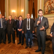 PORTO ALEGRE, RS, BRASIL, 05/02/2019 - Governador Eduardo Leite recebeu no Palácio Piratini os deputados e deputadas estaduais no início da noite desta terça-feira (05). Fotos: Felipe Dalla Valle e Gustavo Mansur/Palácio Piratini.