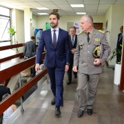 PORTO ALEGRE, RS, BRASIL, 06/02/2019 - O governador Eduardo Leite recebeu na tarde dessa quarta-feira(06) a medalha do Mérito Judiciário Militar durante sessão solene no Tribunal de Justiça Militar. Fotos: Felipe Dalla Valle / Palácio Piratini