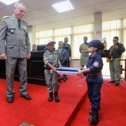 PORTO ALEGRE, RS, BRASIL, 06/02/2019 - O governador Eduardo Leite recebeu na tarde dessa quarta-feira(06) a medalha do Mérito Judiciário Militar durante sessão solene no Tribunal de Justiça Militar. Fotos: Felipe Dalla Valle / Palácio Piratini