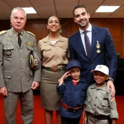 PORTO ALEGRE, RS, BRASIL, 06/02/2019 - O governador Eduardo Leite recebeu na tarde dessa quarta-feira(06) a medalha do Mérito Judiciário Militar durante sessão solene no Tribunal de Justiça Militar. Fotos: Felipe Dalla Valle / Palácio Piratini