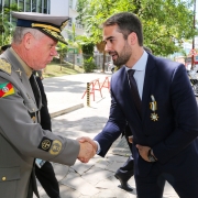 PORTO ALEGRE, RS, BRASIL, 06/02/2019 - O governador Eduardo Leite recebeu na tarde dessa quarta-feira(06) a medalha do Mérito Judiciário Militar durante sessão solene no Tribunal de Justiça Militar. Fotos: Felipe Dalla Valle / Palácio Piratini