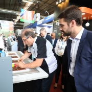 PORTO ALEGRE, RS, BRASIL, 26/02/2019 - O governador Eduardo Leite participou, nesta terça-feira (26), da abertura da 43ª edição da Feira Internacional de Couros, Produtos Químicos, Componentes, Máquinas e Equipamentos para Calçados e Curtumes (Fimec), em 