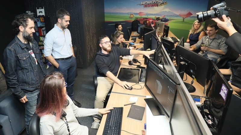 PORTO ALEGRE, RS, BRASIL, 16/04/2019 - O governador Eduardo Leite visitou, nesta terça-feira (16), o prédio do Tecnopuc na Pontifícia Universidade Católica do Rio Grande do Sul. Fotos: Itamar Aguiar/Palácio Piratini