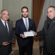 PORTO ALEGRE, RS, BRASIL, 25/03/2019 - O governador Eduardo Leite recebeu, na tarde desta quarta-feira (25), no Salão Negrinho do Pastoreio do Palácio Piratini, comitivas compostas por prefeitos, soberanas, empresários, entre outros representantes de dife